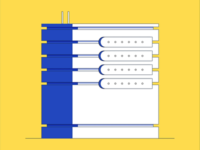 Server animation ae aftereffects animation illustration motion motiongraphics server