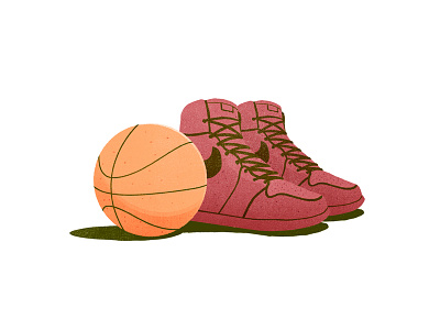 Ball is life art ball basketball design drawing graphic illustration jordan nike sneakers visual