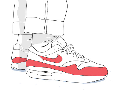 Happy Air Max Day! air max drawing fashion illustration nike nike day shot sneakers style