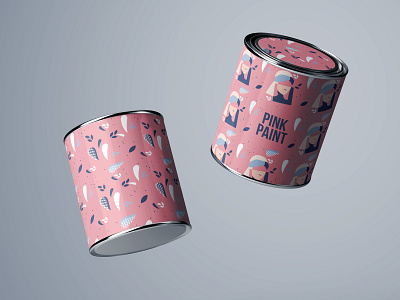 Paint can patterns art can design drawing dribbble face fresh graphic design illustration paint pattern pattern work pink shot texture woman