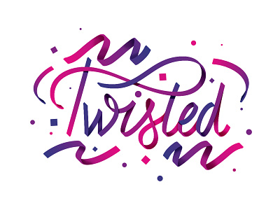 Twisted Lettering