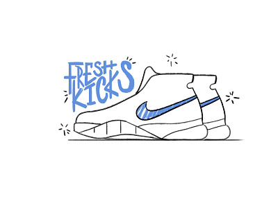 Fresh Kicks art basketball drawing fresh illustration kicks kobe lingo nike series sneakers