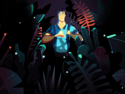 The Arabic Leader In Booking Online #4 adventure skylights backpacker jungle animated ad animation commercial explainer video video marketing travels journey character animation