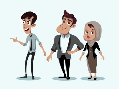 Character concepts - The Business Crew business animation character concepts commercial e learning education educational video explainer video feature animation instructional video saudi arabia