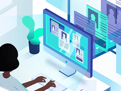 Managing personal information - Explainer Video #4 animation 2d character animation compositing explainer video explanatory video government motion graphics