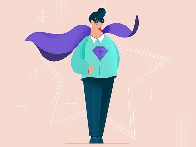 Power to the patient #2 superhereo doctor medicine animation animation2d illustration design music dancing