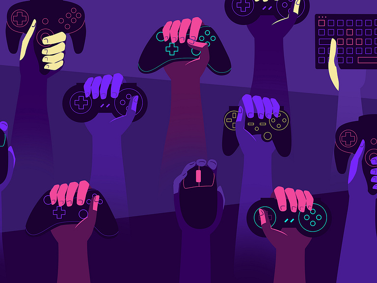 Join the game! by BluBlu Studios on Dribbble