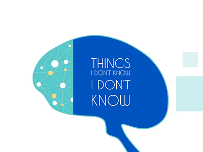 Things we don't know we don't know 2d animation after effects animated video animation brain brainstorm commercial design explainer explainer video explanatory video illustration knowledge motion design motion graphics wisdom
