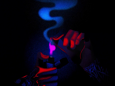 Manifesto Reel abstract animation cel animation character animation color dark design eye hands illustration motion graphics smoke tattoo