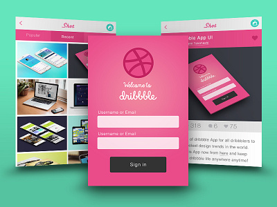 dribbble App