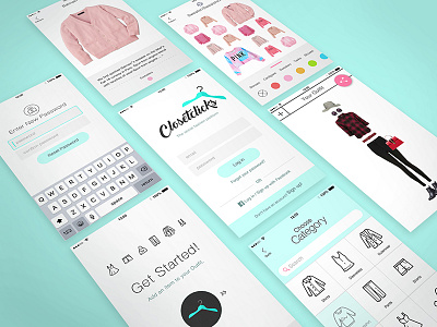 Fashion App UI app design fashion mobile stylish ui