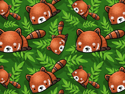 Red Panda (Repeating Pattern)