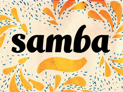 Samba lau giraudo typography