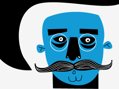 Bigotes illustration lau giraudo