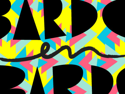 Bardo en Bardo! illustration lau giraudo poster type