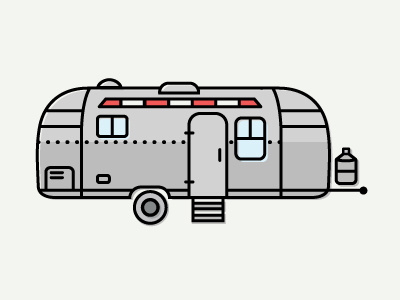 Airstream airstream icon offset trailer