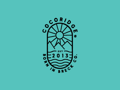 CocoRidge Stamp breckenridge coconut colorado mountain stamp sun