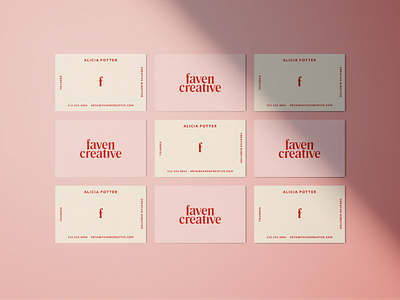 Let me give you my card branding business card pink print stationary