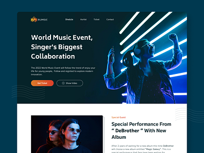 Rumsic - Music Event Website