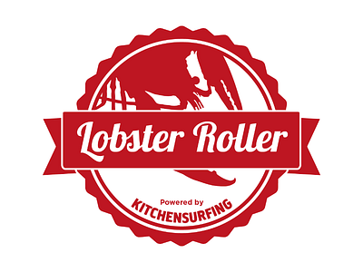 Lobster Roller Badge events freelance kitchensurfing