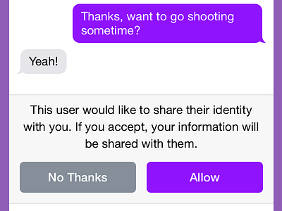 Sharing Personal Info In Anonymous Apps