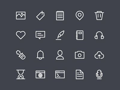 Simple UI Icons