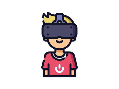 VR Icon game headset icon virtual reality vr