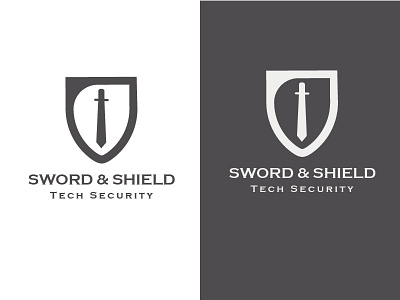 Sword & Shield Logo Design 12 challenge logo logo design thirtylogos