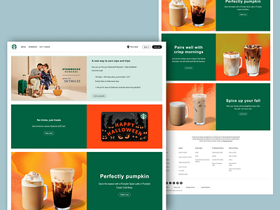 Sturbucks Web Design buy coffe coffe website drink eat explore landing page popular redesign sturbucks ui ux website