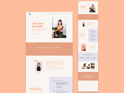 Sports Yoga Landing Page