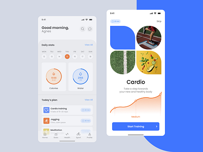 Healthy Mobile App - Fitness