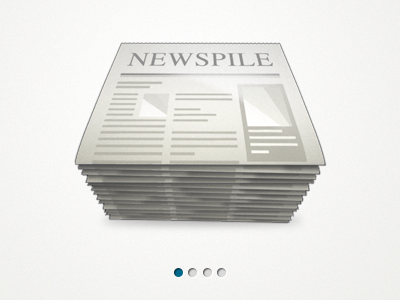 Newspile welcome screen