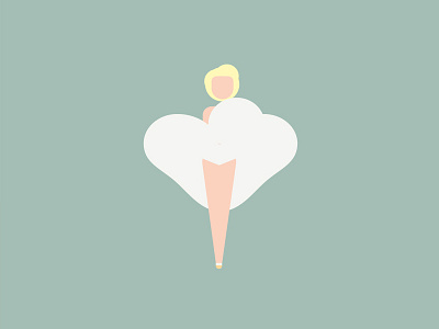 Minimal Marilyn illustration minimal vector