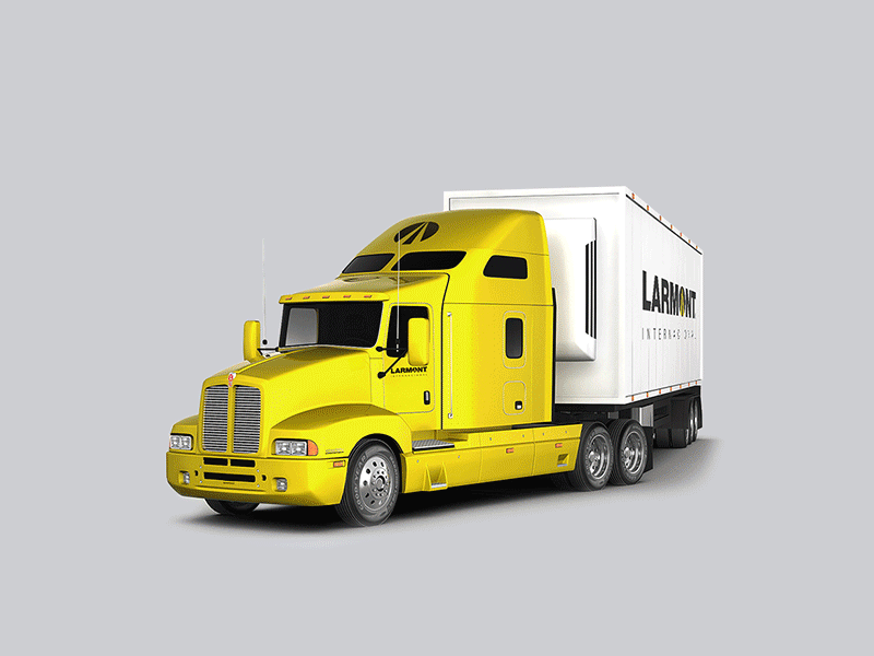 Larmont - Identity branding logo truck