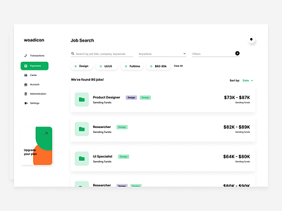 Egaku Yo Kimi Mina Uta O component dashboard green ui ux web white