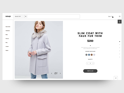 More info screen black blog clean collection fashion model ui ux web white