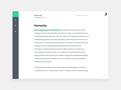 Text Editor black dashboard editor green text typography ui ux web