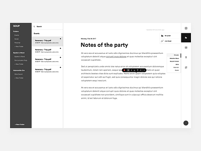 Word Processor wireframe - In progress processor typography ui ux web wireframe word