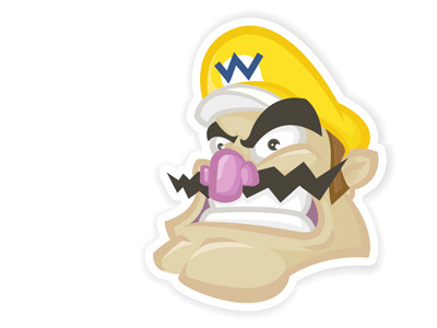 Wario sticker!