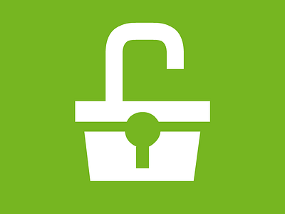 Open shop icon green icon shop