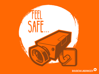 Feel Safe... camera feel sage nsa orange privacy redbubble shirt