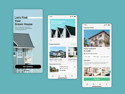 Real Estate Mobile App Design app app design clean clean ui creative design home house ios ios app minialist mobile app mobile app design property property app real estate real estate app ui ui app design