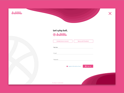 Daily UI #001 Sign Up daily ui invite invite me sign in sign up web design