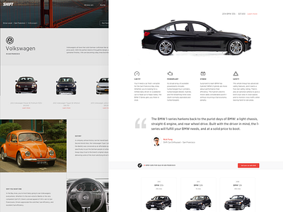 Drivelocal cars shift ui website