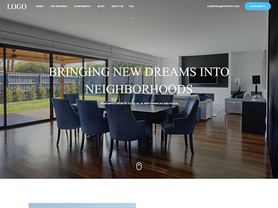 Real Estate/Apartment Wordpress Website Design apartment business website ecommerce elementor elementor pro minimal design professional website real estate responsive design ui website website design wordpress wordpress developer wordpress expert wordpress website