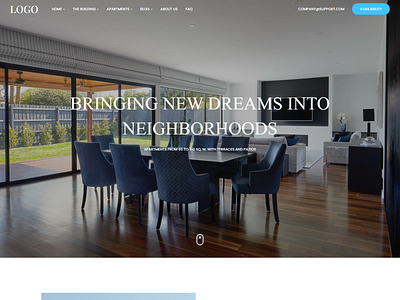 Real Estate/Apartment Wordpress Website Design