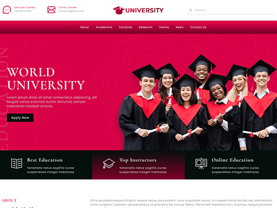 Education/University Wordpress Website