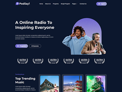 Podcast Website Design