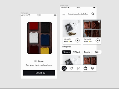 E-commerce App Mockup