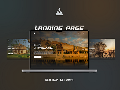 Landing Page UI - #DailyUI003 003 app challenge dailyui design graphic design ui ux website